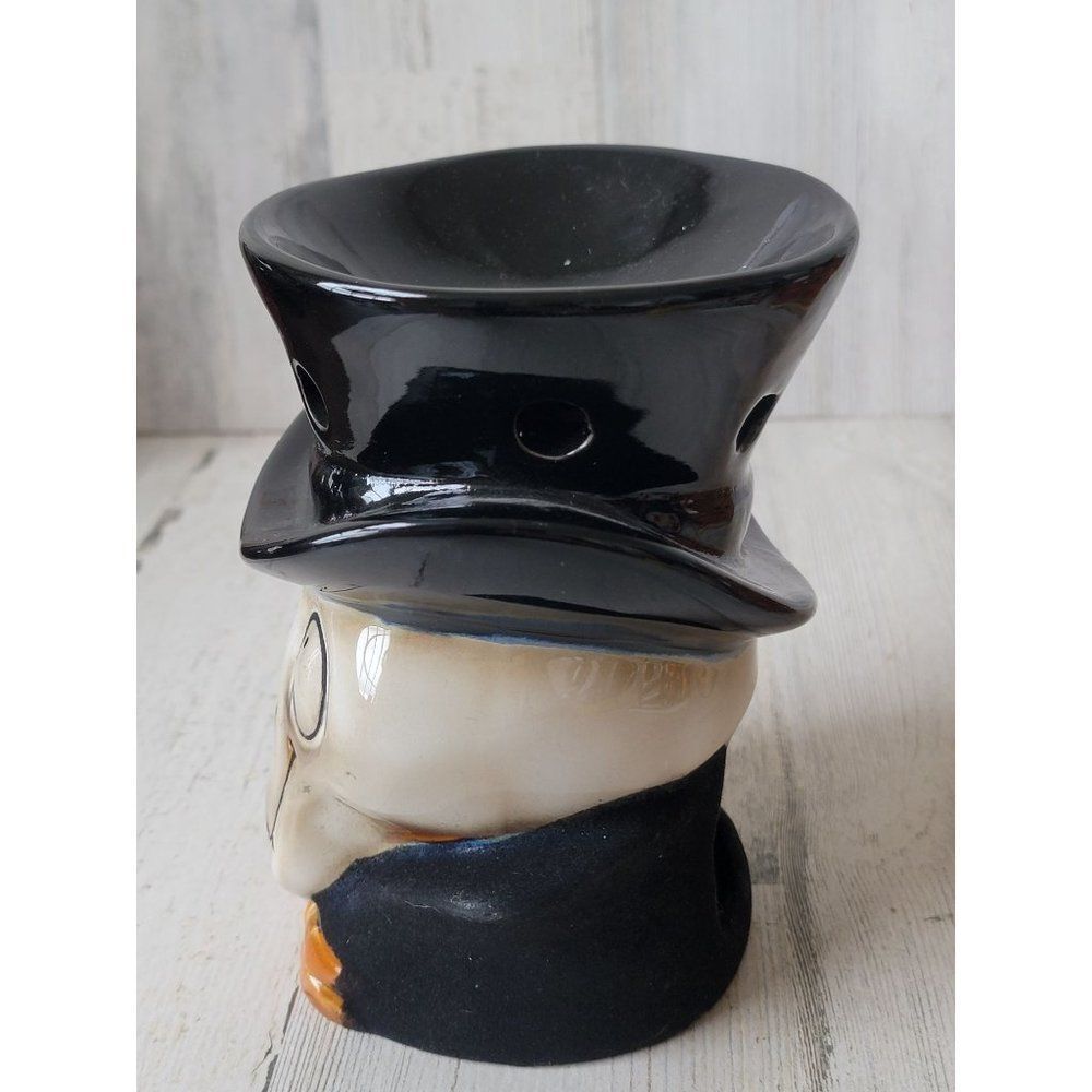 Yankee hand candle boney head skeleton wax warmer tea light holder Halloween - Picture 5 of 9